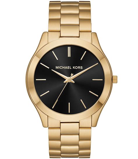 michael kors men's slim runway quartz watch|Michael Kors women's runway watch.